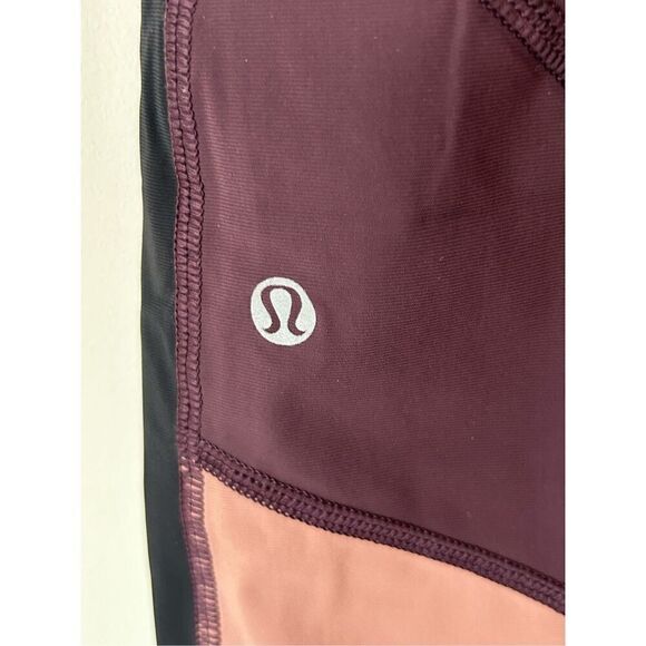 LULULEMON TRAIL BOUND 7/8 TIGHT FULL-ON LUXTREME STAR CRUSHED BLACK CHERRY SZ  6 - Picture 3 of 11
